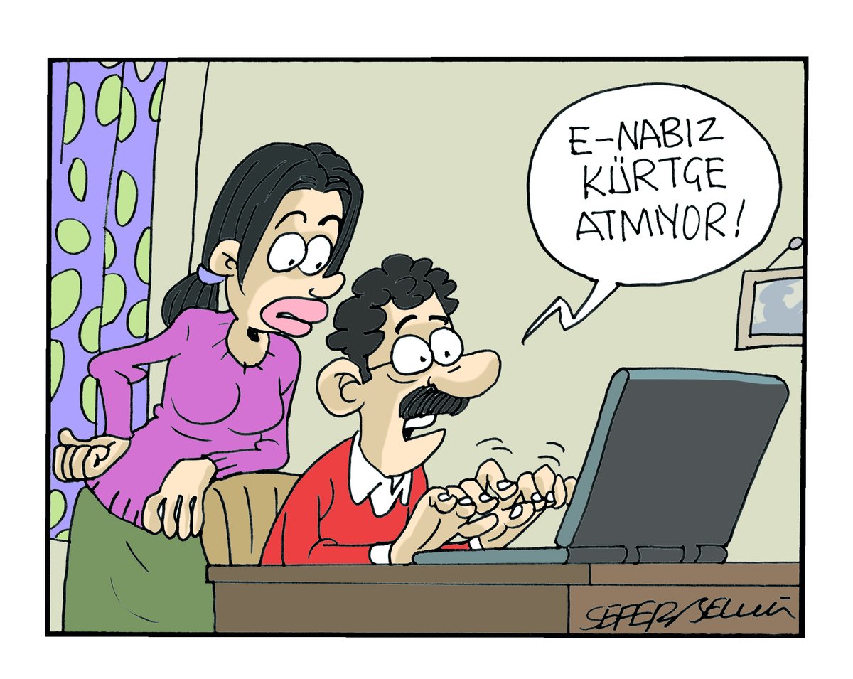 e-Nabız'da Rusça, Türkçe, Arapça, Almanca, Fransızca, İngilizce dilleri var Kürtçe yok.

✏️Sefer Selvi çizdi