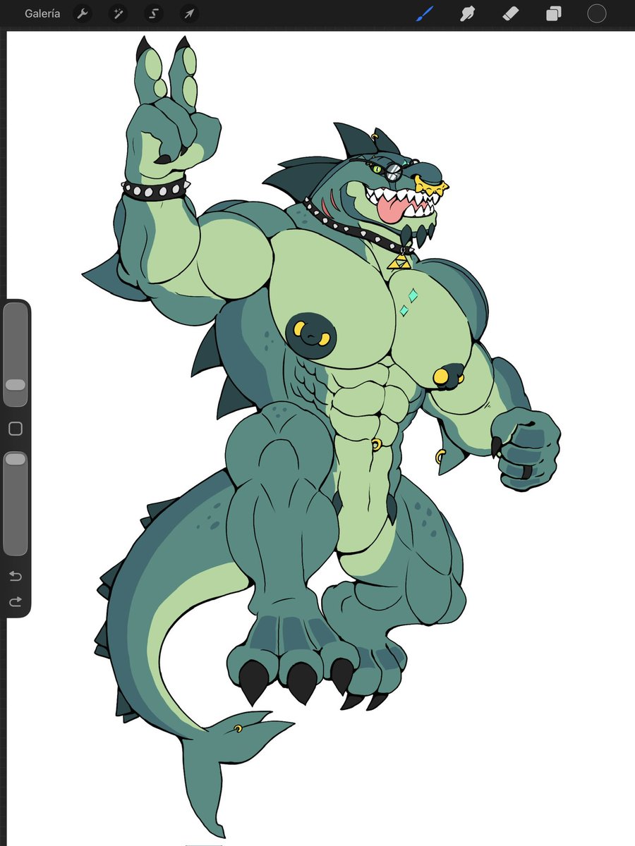 BenBiggerPup's tweet photo. Wip. Lineart and basic colors added. #furryart #furryartist @kromksdrilo https://t.co/245Spb34PT
