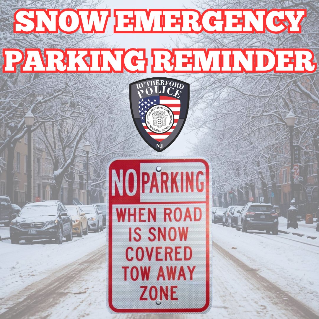 Rutherford Police tweet media