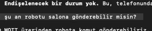 robot süpürgeyi claude code'a bağladım, bi MCP yapam da telefondan uygulamasını sileyim. whatsapp ile salonu temizletme keyffff