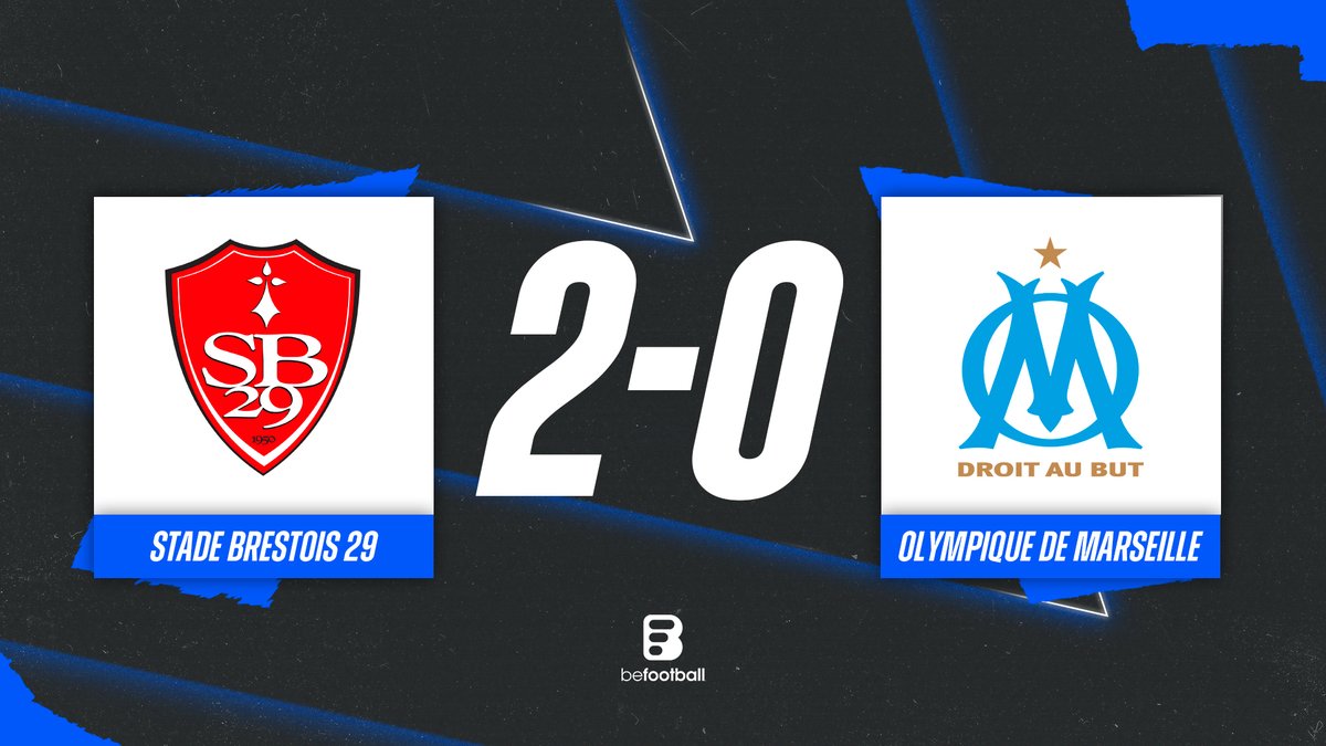 _BeFootball's tweet photo. ⚽️ BUUUUUUUUT D'AJORQUE LE DOUBLÉ !!! ❤️🤍

BREST ����‍☠️  2-0  🔵 OM