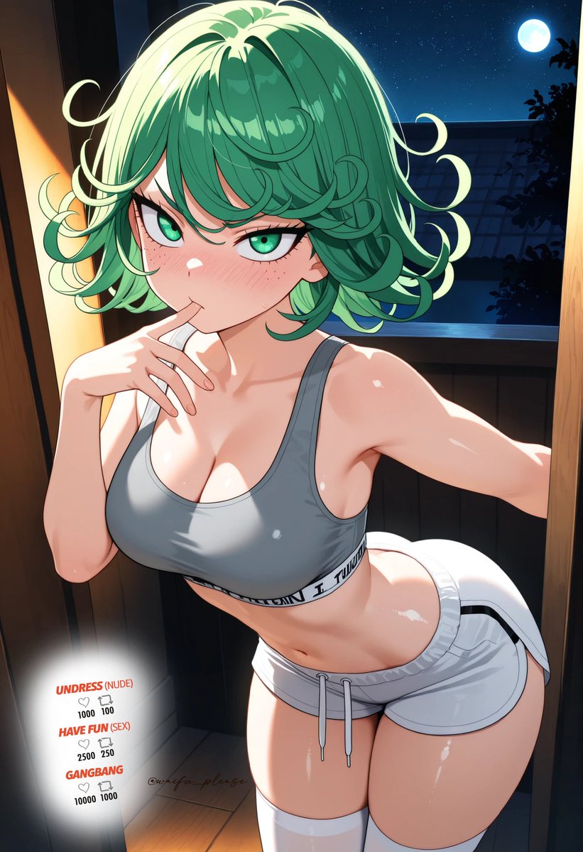 waifuxy's tweet photo. Tatsumaki sfw https://t.co/sJniSyPwqd