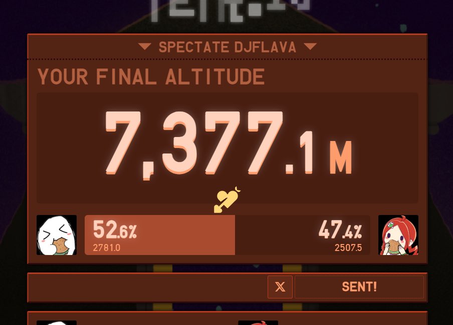 caboozledpie's tweet photo. another epic valentines event W with @Promo_Tet 

beat out 2nd place by over 800m https://t.co/perJqo081K