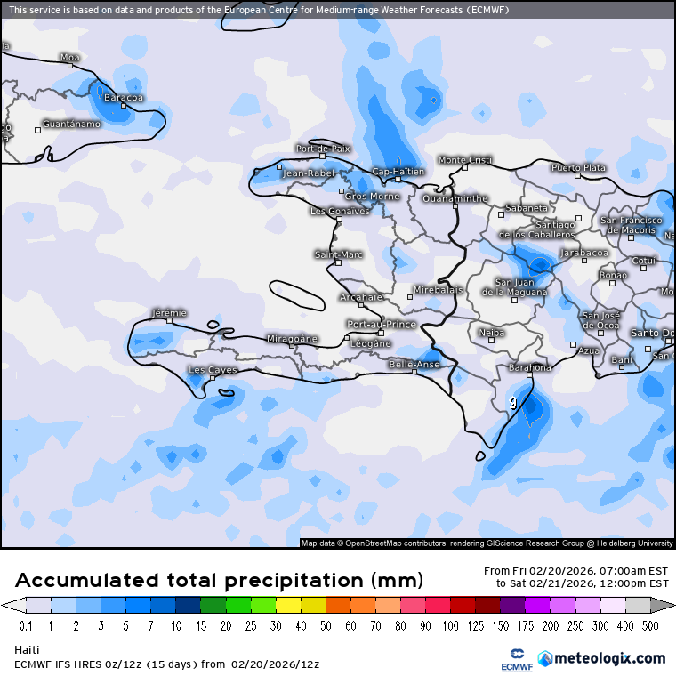 RudyMeteo's tweet photo. Quelques averses restent possibles aujourd’hui en Haïti, surtout sur le Nord, le Centre, l’ouest de la péninsule Sud et les zones montagneuses.

Mais dès ce soir, l’atmosphère va progressivement se stabiliser avec la construction d’un robuste anticyclone sur les grandes Antilles https://t.co/jjzExaQtAM