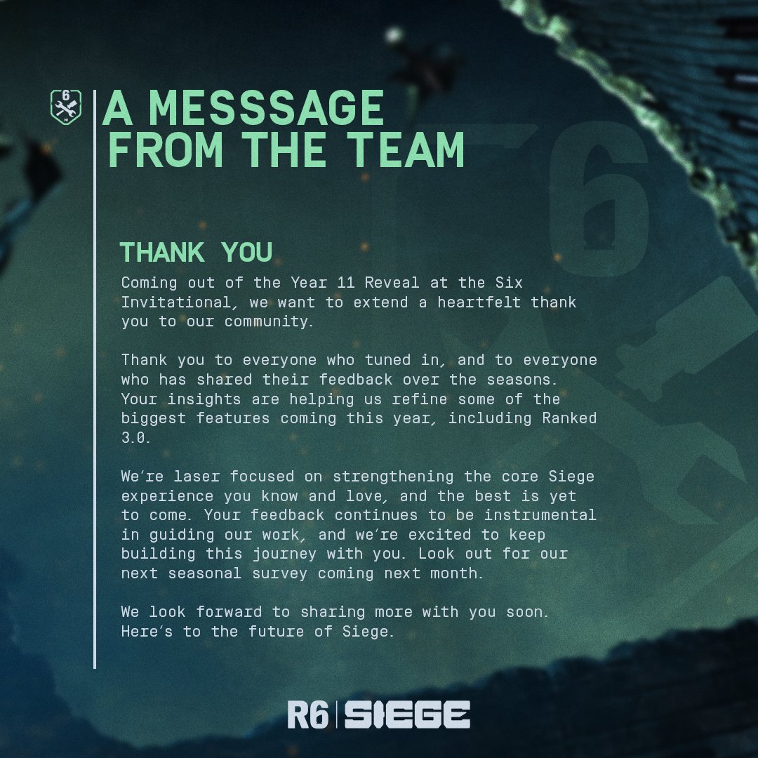 Rainbow Six Siege tweet media