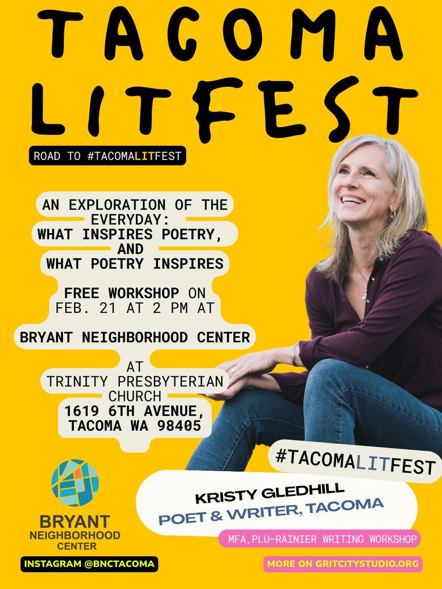 Tomorrow, Saturday, 2 pm, Trinity Presbyterian Church, learn the art of poetry. Always wanted to enjoy writing poetry? This is for you!