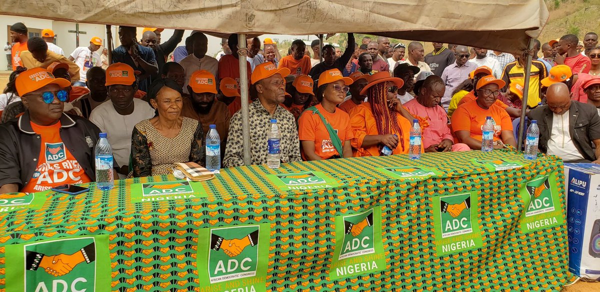 JWEZEE's tweet photo. Today, we flagged a grassroots mobilization and publicity initiative “Cross River State 4 ADC”
beginning from my hometown, Obanliku.

The engagement for the African Democratic Congress (ADC) was a resounding success, marked by an impressive turnout, a warm reception from the people, and the official reception of new defectors who have chosen to align with our vision and mission.