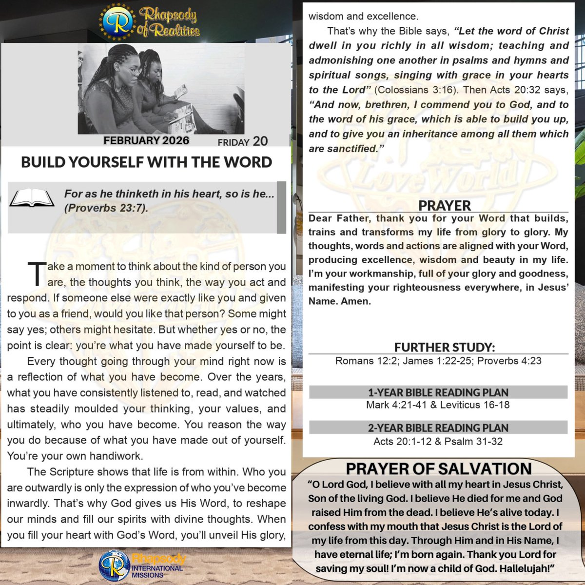 oluk272903's tweet photo. @RhapsodyDaily The word is amazing!
#BuildWithTheWord https://t.co/UwMYqARRqB
