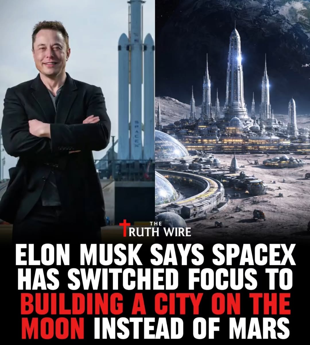 Ma57666Eliza's tweet image. "🚀 @elonmusk's SpaceX is shifting focus to the moon! 🌕 Plans are underway to build "Moon Base Alpha," a self-growing lunar city, within the next decade. This move could accelerate humanity's expansion to Mars 🚀 #SpaceX #MoonBaseAlpha"