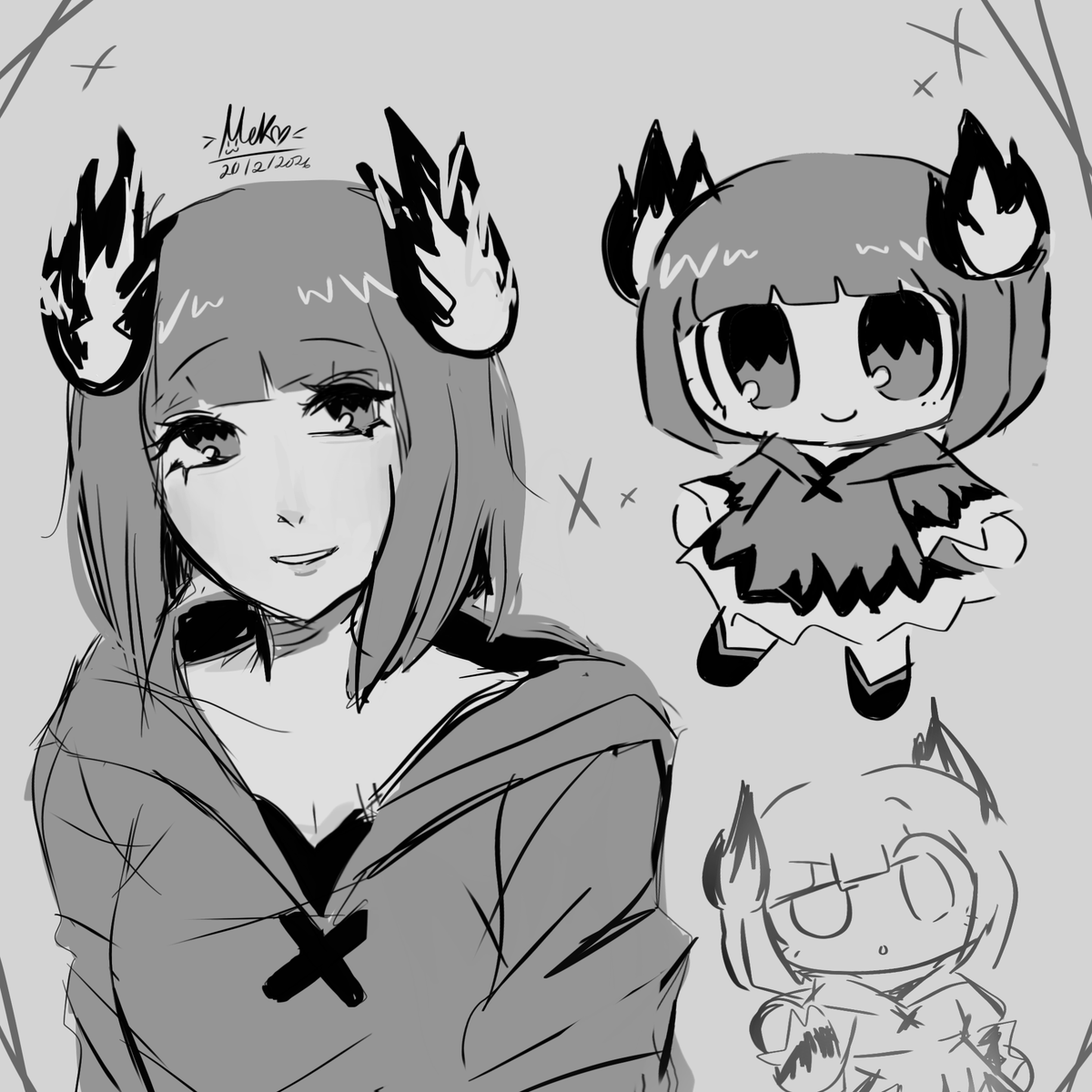 ぺぽラジオ使用OK #ppyfanart 20 min doodle so its not the best but