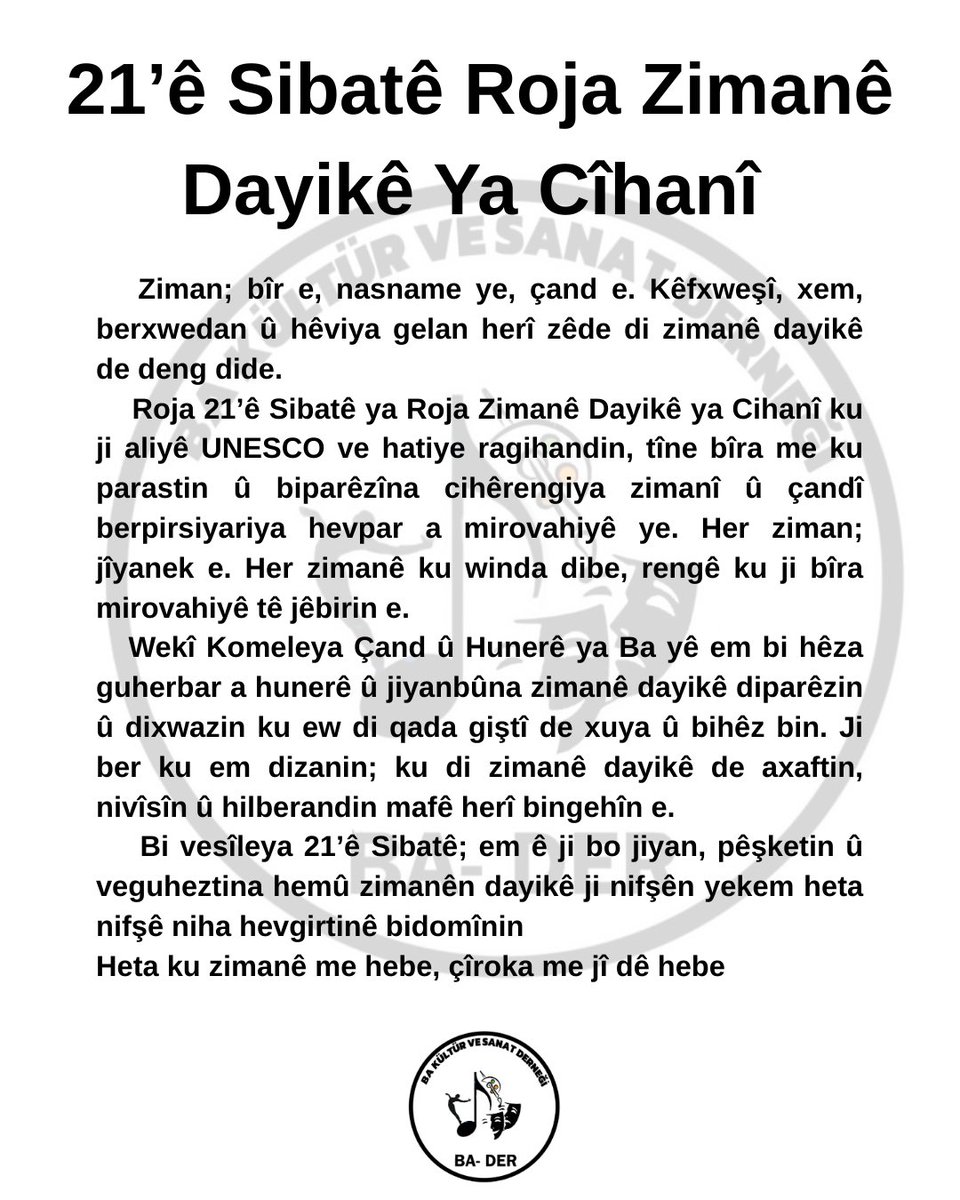 BA Kültür ve Sanat Derneği tweet media