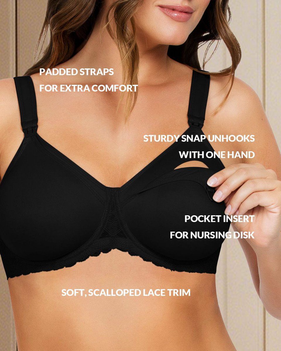 ParfaitLingerie's tweet image. Meet your new everyday essential.

Leila Nursing Bra ✔
✓ One-hand snap release
✓ Seamless comfort
✓ Support that moves with you

Made for moms on the go.

#NursingBra #MomLife #PARFAITLingerie