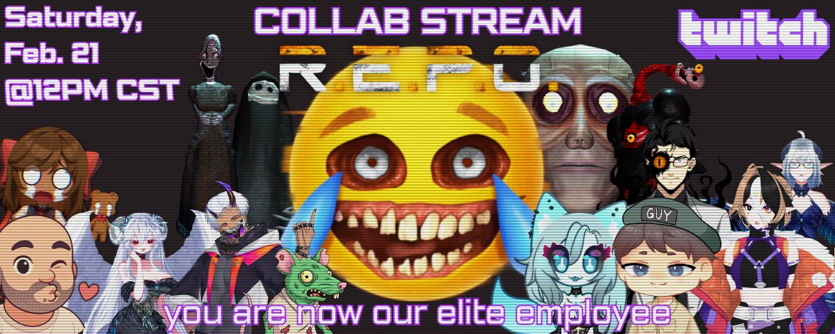 Hey yall tommorow me and <a href="/RemiNyxira/">Remi Nyxira🪿🧋</a> and <a href="/Crowe_VT/">Crowe 🩵🌹</a> are hosting our first ever big repo collab with a bunch of other creators! check it out on my stream! Starting at 12 pm CST <3

twitch.tv/rathuwu