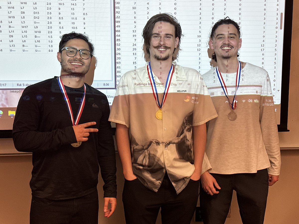 berrixofficial's tweet photo. Side mission completed ✅

I am now officially a 3x ValenciaMania Chess Champion! 🏆🏆🏆♟️♟️♟️

I won 1st place three times in a row now at this chess tournament, right here in Orlando. 🇺🇸

Which now also has skyrocketed my elo rating so much that I’m # 1 in the leaderboard. https://t.co/heWr0dAfFo