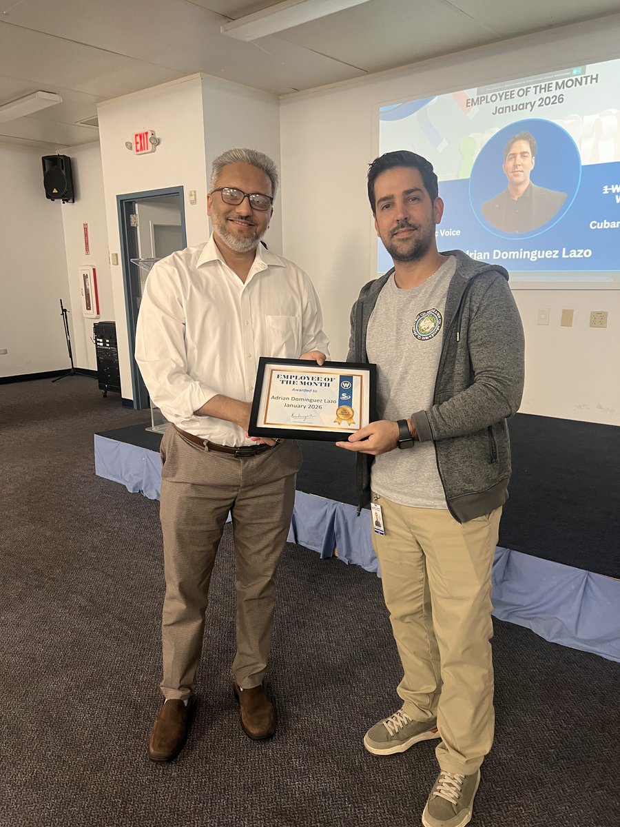SSWhiteTech's tweet photo. 🎉 January Employee of the Month 🎉

Huge shoutout to Adrian for stepping up while working with our high-profile clients. He handles every situation with professionalism and confidence, and it doesn’t go unnoticed.

Thanks for going above and beyond. Well deserved! https://t.co/IHufibakkr
