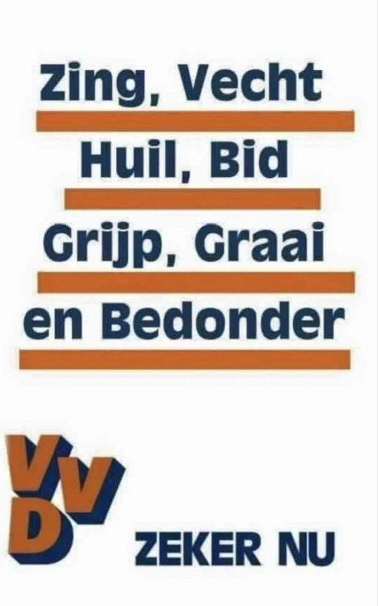 Zeg nee, tegen de #VVD ...