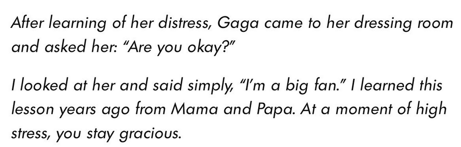 Liza Minelli revealed that Lady Gaga went backstage to check on her after hearing she was distressed about being made to use a wheelchair at the 2022 Oscars.