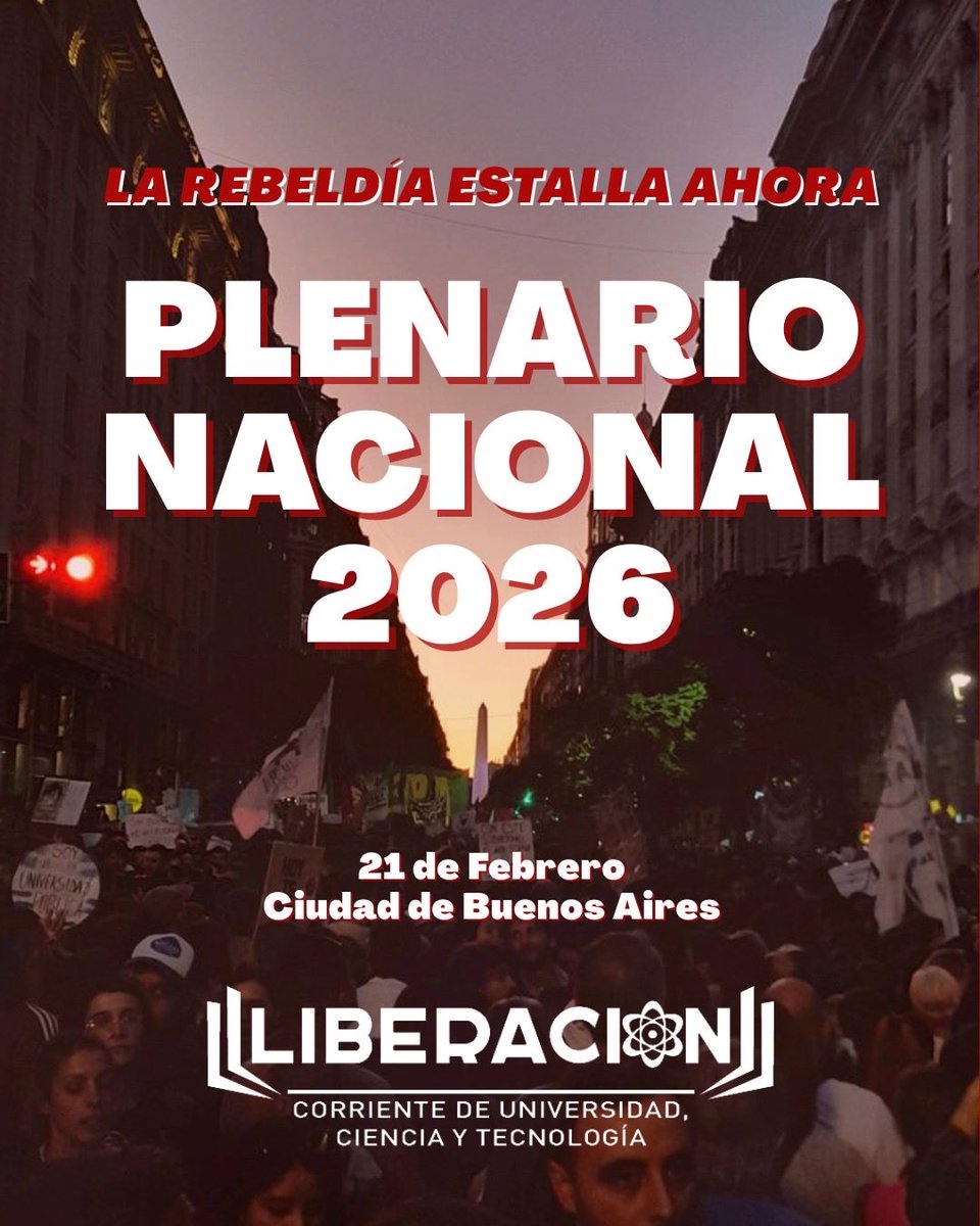 En medio de la aberración de la Reforma Laboral, del intento de modificación de la Ley de Financiamiento Univ y aplicación del SACAU a medida del FMI y del cientificidio, lxs trabajadores de <a href="/LiberacionUCyT/">Liberación - Corriente Univ CyT</a> nos encontramos para organizarnos mejor y definir nuestro plan de acción.