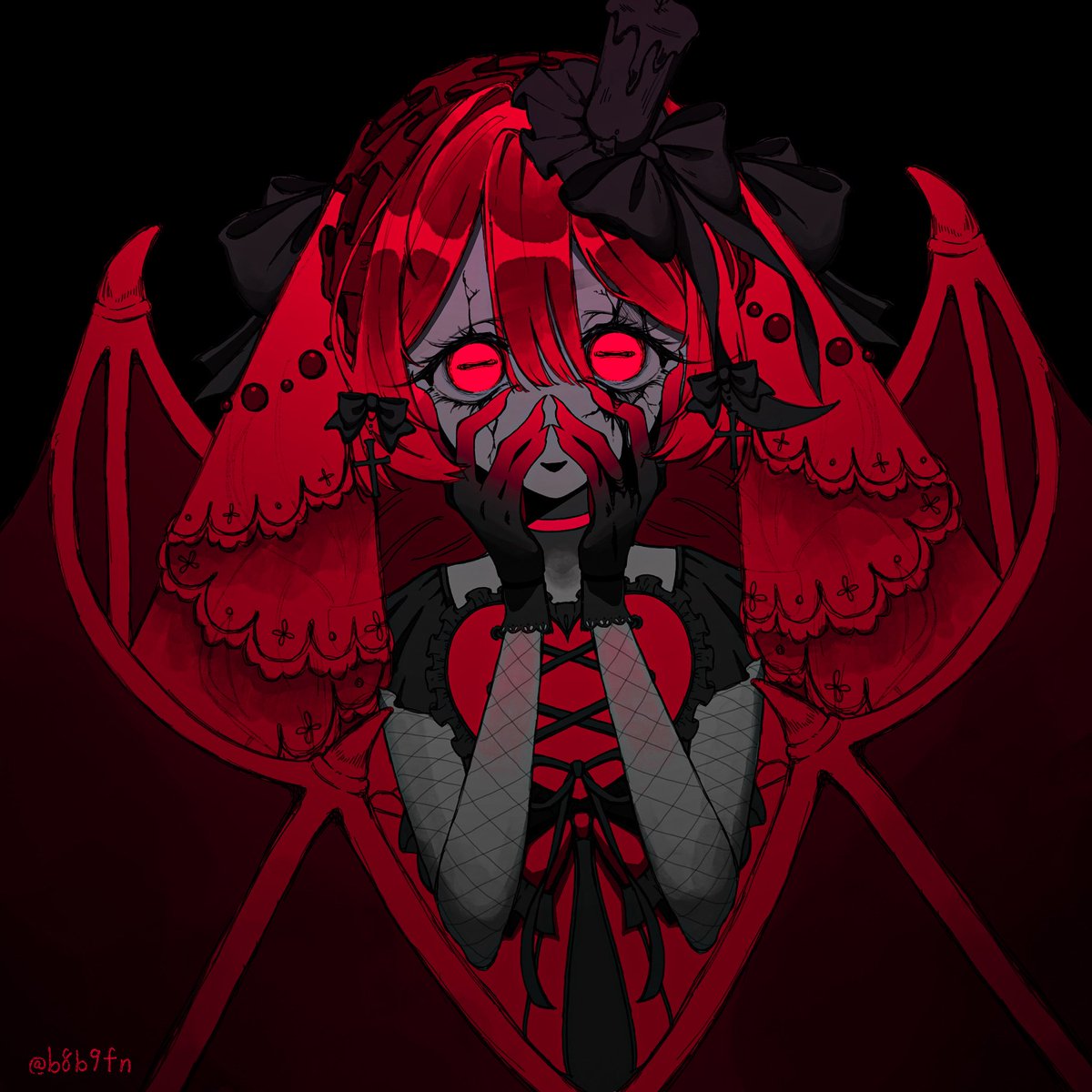 ❤️🖤
 #ポケコロイラスト