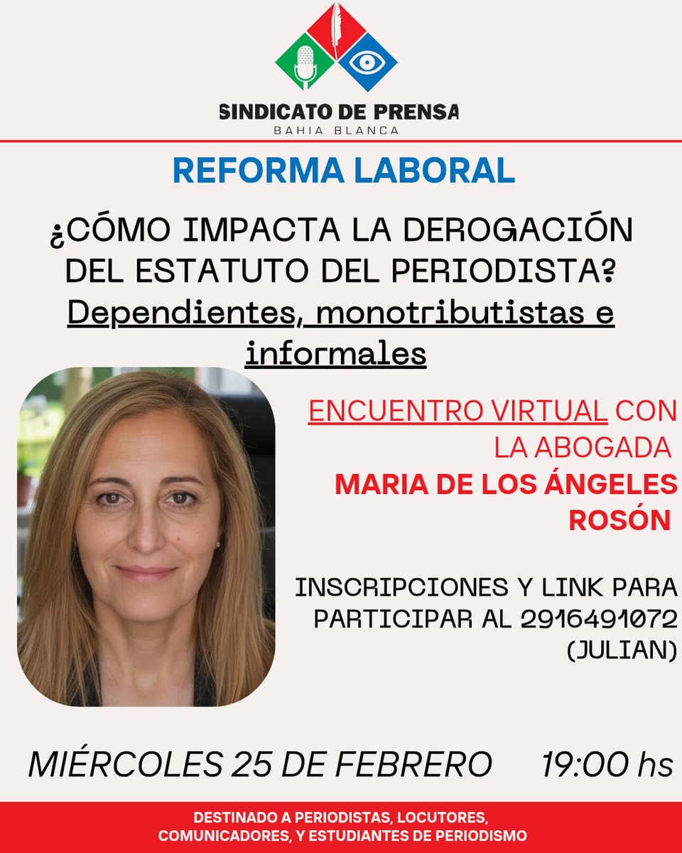 Sindicato de Prensa Bahía Blanca tweet media