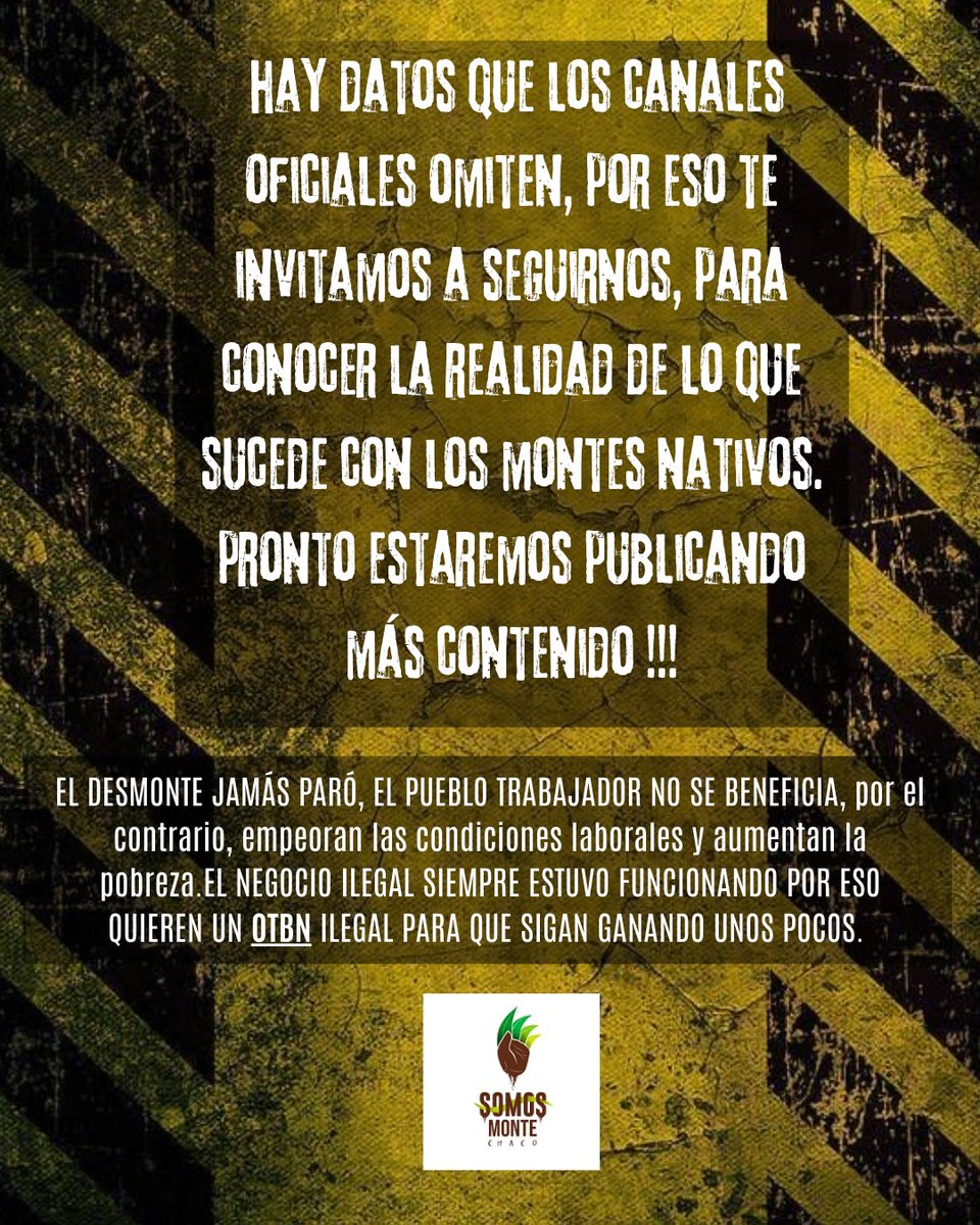 Somos MONTE Chaco tweet media