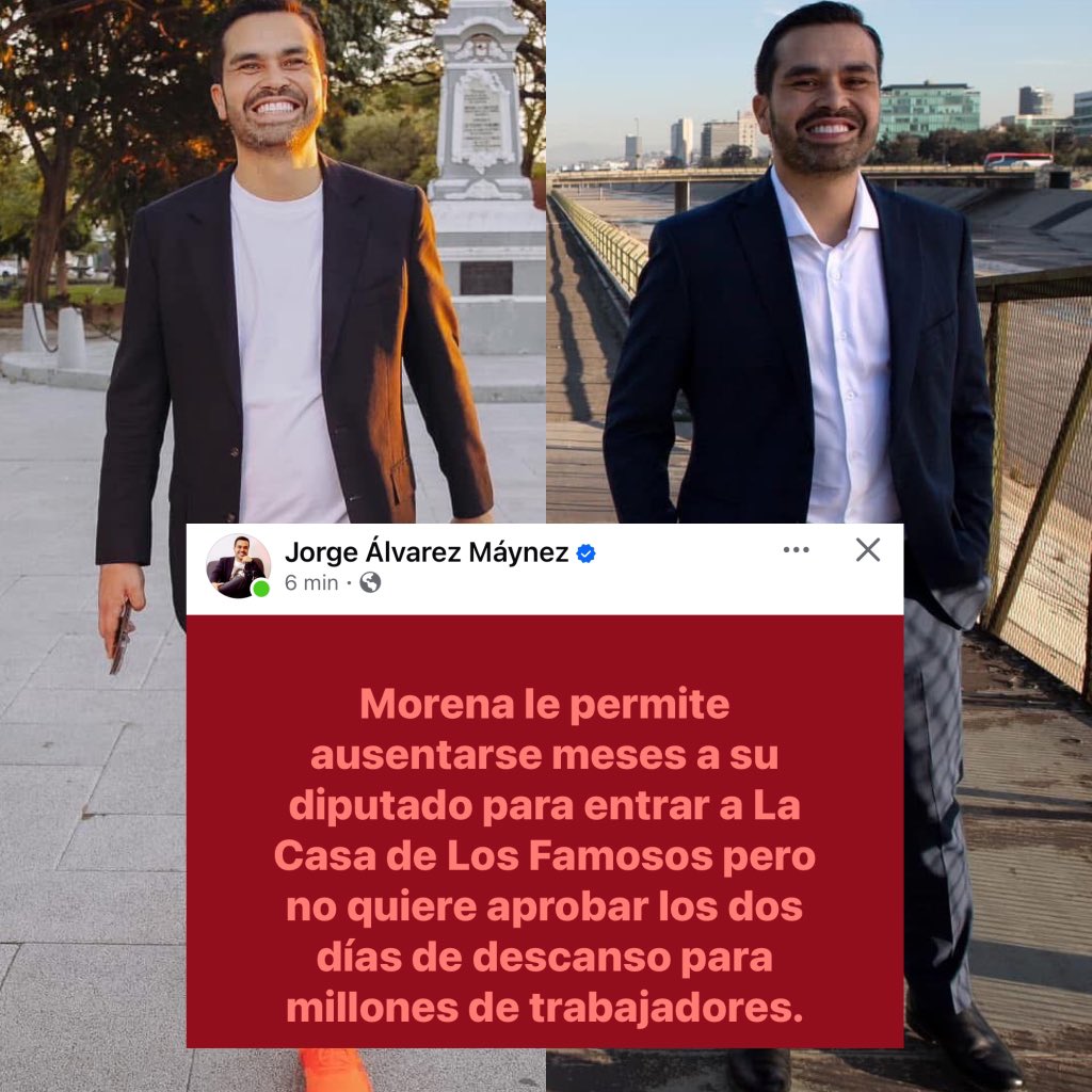 Jorge Máynez en su cuenta oficial.