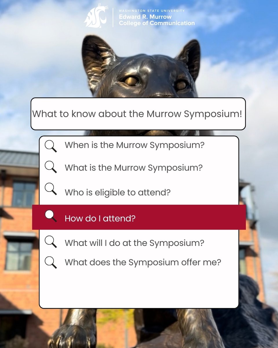 Murrow College WSU tweet media