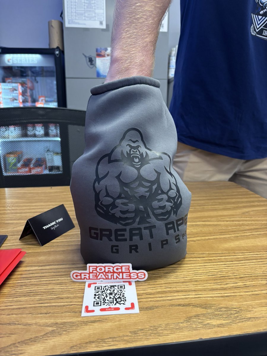 New addition to the AT Office today. <a href="/greatapegrips/">Great Ape Grips</a> upgrading our hand rehab options. Love the product so far. <a href="/Renner79AT/">Andy Renner, LAT, ATC, ESSAT-C</a>