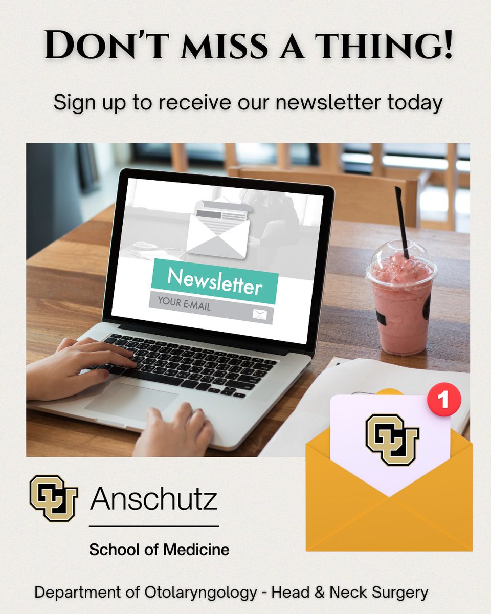 CU Anschutz Otolaryngology tweet media