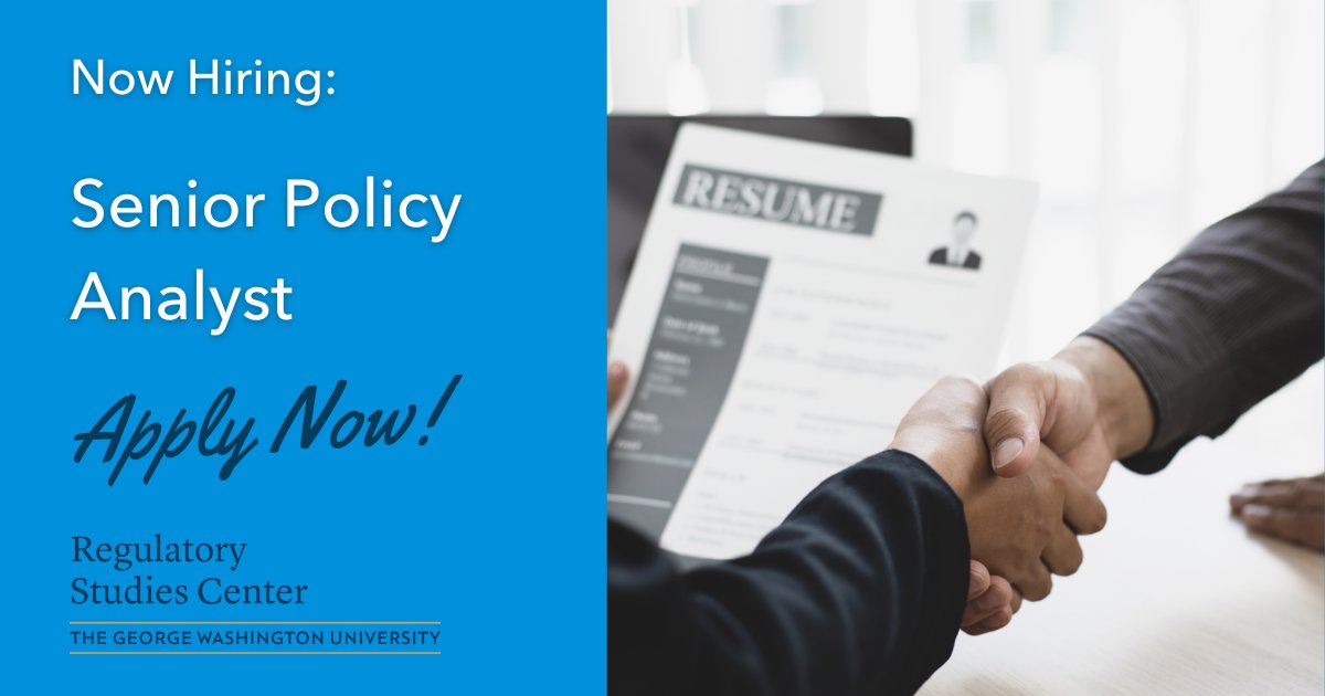 GW Regulatory Studies Center tweet media