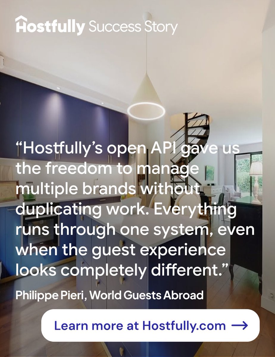 Hostfully tweet media