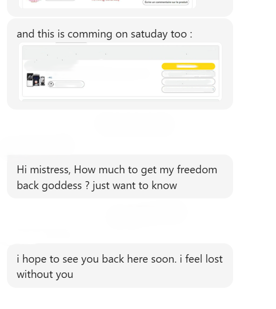 QueenMichelle4u's tweet photo. I met a sub for h*miliation and chastity training and during a session I asked what makes him cum, he admit that it's sissy 
And you can guess what was next. 
I took control over his pc, put h*pno porn on and made him order fem clothes and toys. 
No way out from full feminization https://t.co/vcuk4Vuc2S
