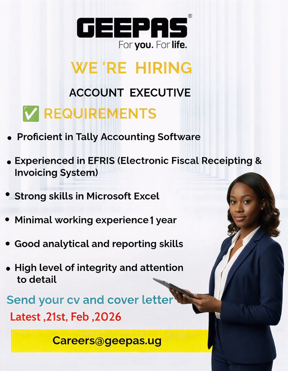 EvancoHR's tweet image. Account Executive @GeepasUganda