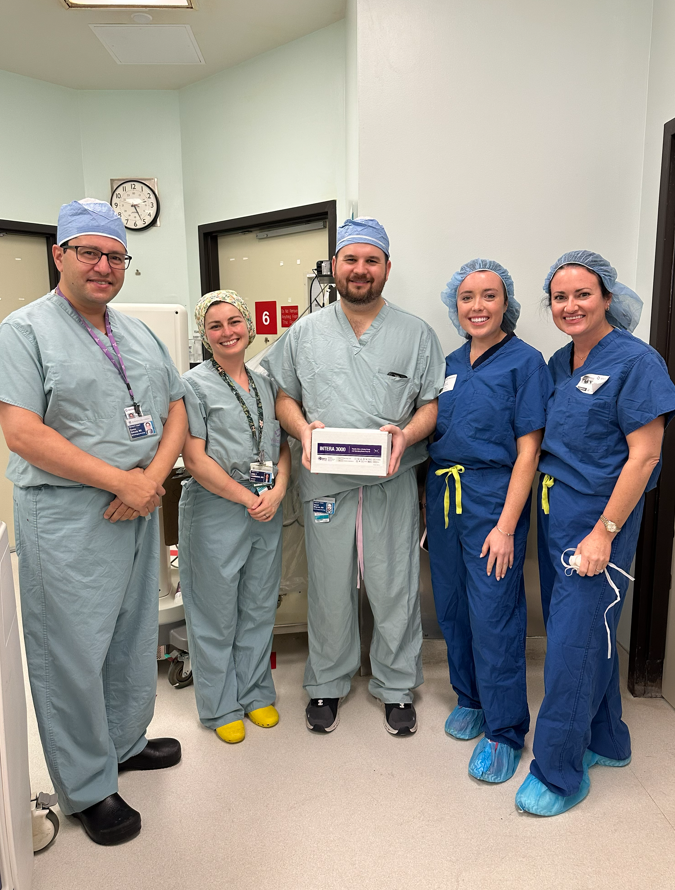 MCG_Surgery's tweet photo. Division of Surgical Oncology (pictured Dr. Yakoub, Dr. Milgrom along with chief resident Dr. Hammond) performed the first hepatic artery infusion pump at our institution. This milestone allows our institution to be a center for treatment of advanced colorectal liver metastases and advanced primary bile duct cancers.