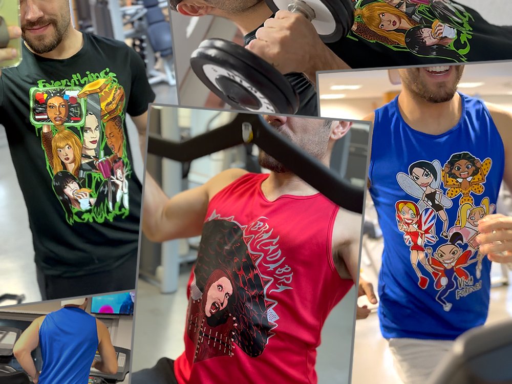 MustBePopLoja's tweet photo. Essa é a versão Dry Fit das nossas estampas. Mesma ideia, mas agora feita pra se exercitar 🏃🏋️🚴
https://t.co/p0ws7hiYJw https://t.co/dqFL2VSS20