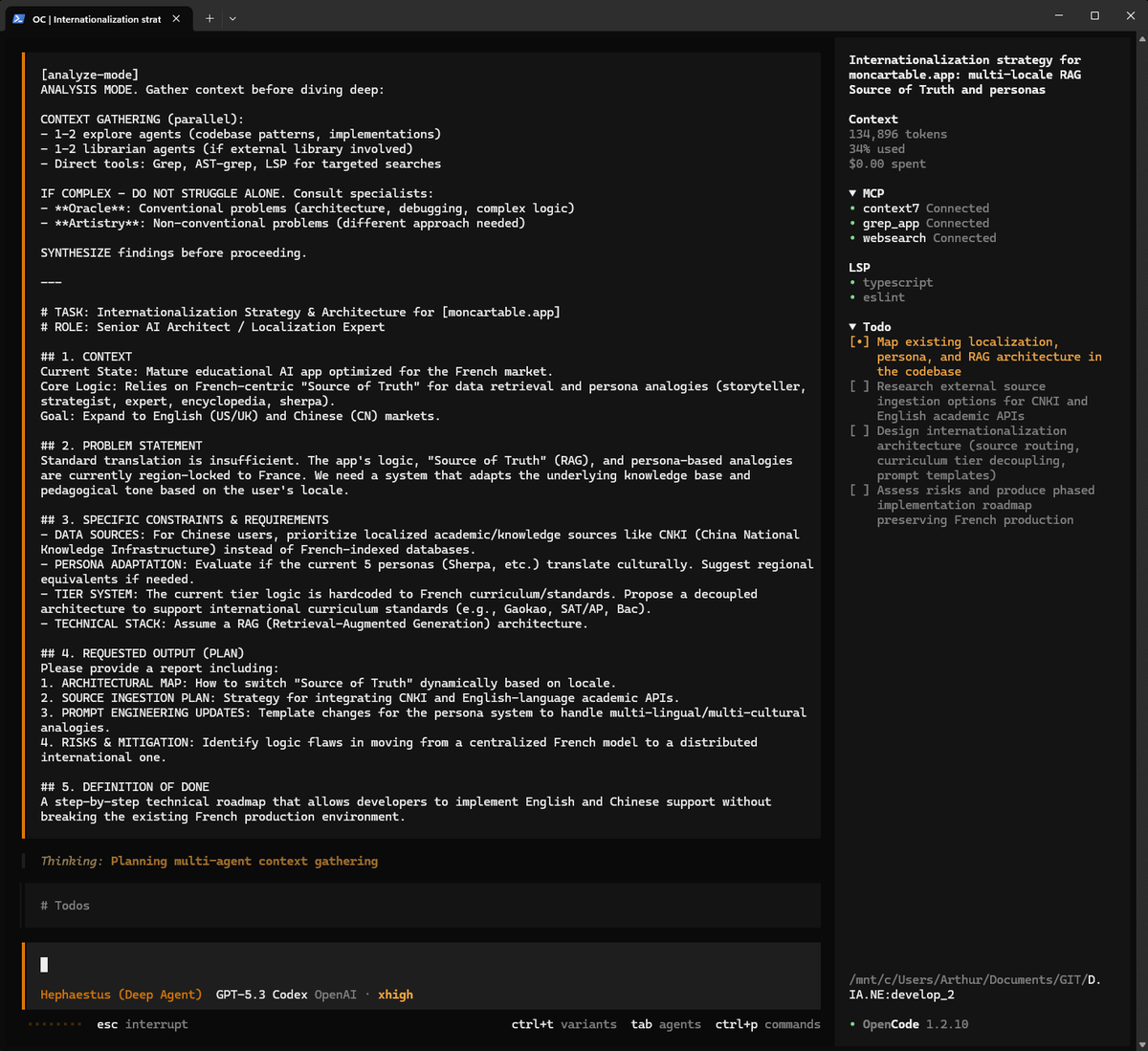 been seeing so much people using oh-my-opencode here, finally trying it today with codex 5.3. 

So far Hephaestus seems to make deep researches
