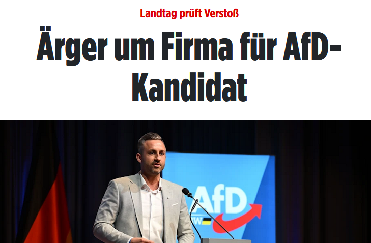 Warum sollte auch ausgerechnet Ulrich Siegmund der einzige Saubermann seiner Fraktion sein?
Eine seiner zwei anzeigepflichtigen Firmenbeteiligungen scheint er der Landtagsverwaltung verschwiegen zu haben.
#nichtdiehellsteKerze