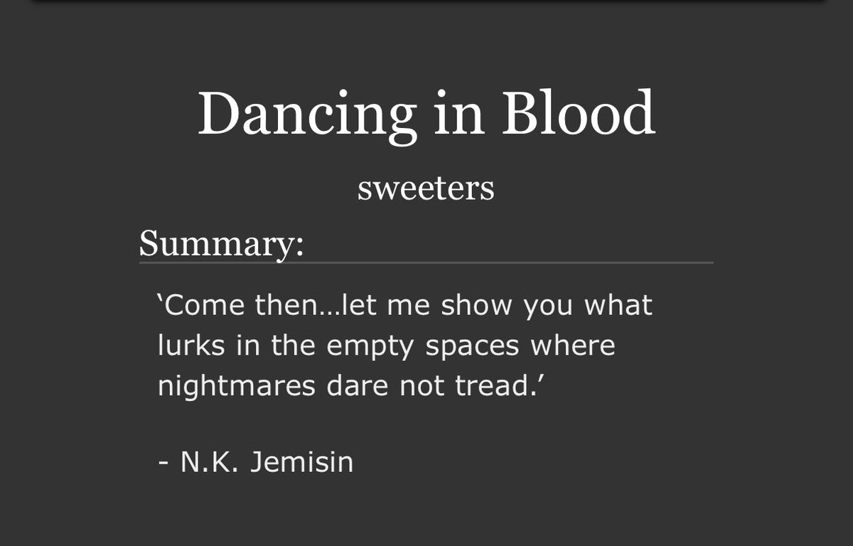 Dancing in Blood // SaneGiyuu

ao3.org/works/78136586/