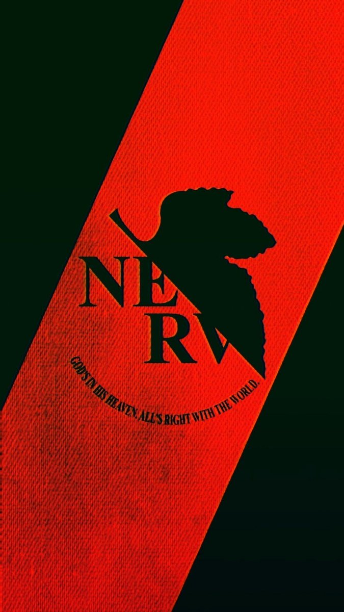 EvangelionShots's tweet photo. NERV Logo is lowkey tuff https://t.co/0L6mKn9NWe