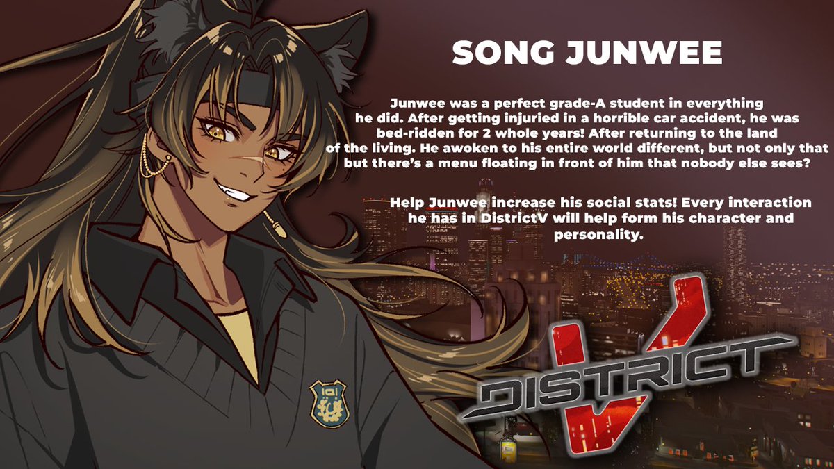 Some information about Song Junwee! Please help him turn into the man he once was!

#DistrictV