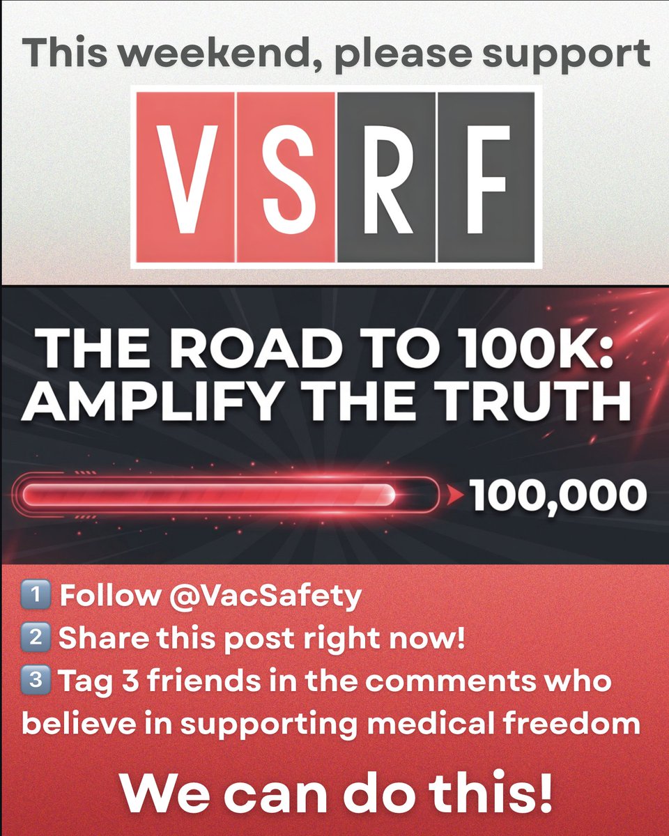 🚨 WE ARE AT THE TIPPING POINT 🇺🇸🏛️

The health freedom movement is exploding across America. From the Supreme Court milestone in the LAUSD case to <a href="/SenRandPaul/">Senator Rand Paul</a>'s  historic bill to end vaccine liability, the "established" narrative is failing, and the truth is finally breaking