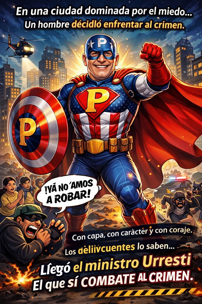 Llegó Urresti el que sí combate el crimen.  Tiembla los choros !