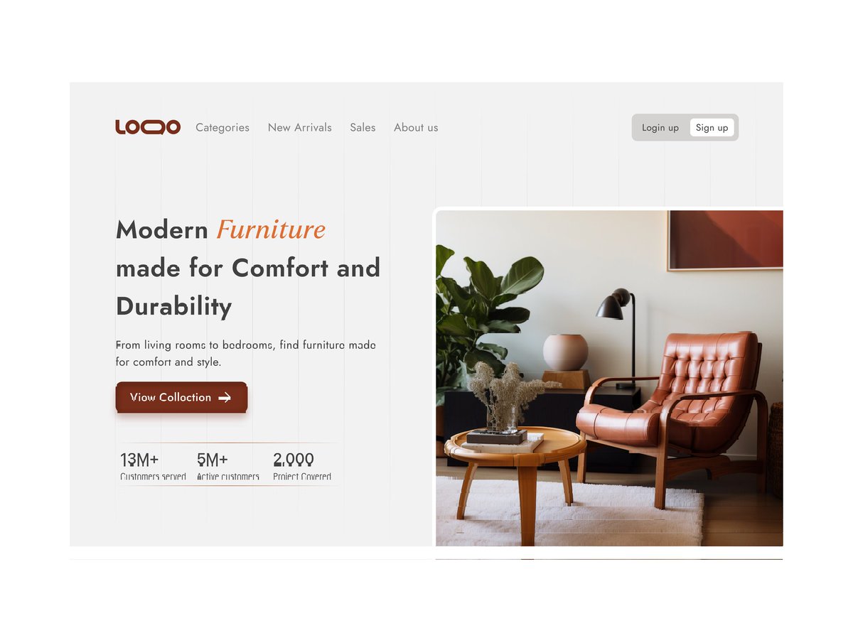 I designed a Hero section for e-commerce website what are you thoughts?