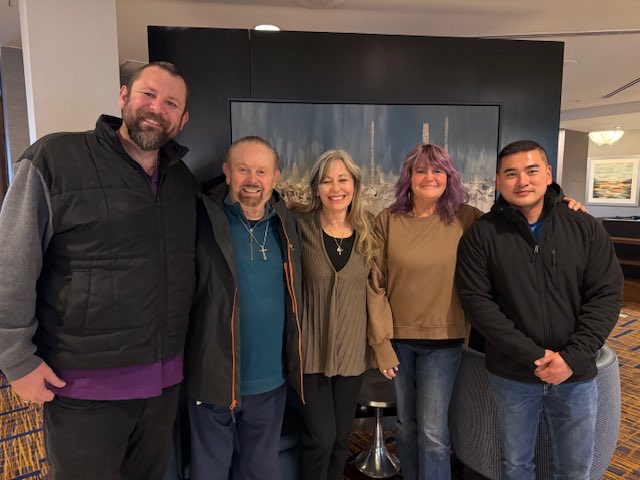 So grateful to Matt, Carlene and Jeffry for helping us with ministry today!  What a wonderful team so on fire for God!