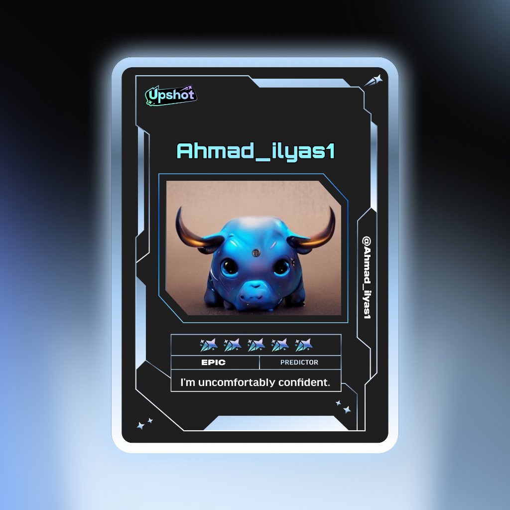 Just ripped my Predictor Card!

Ready to claim instant cash prizes, free packs and more.

Welcome to Prediction Play on <a href="/upshot_cards/">Upshot</a>

Your turn
beta.upshot.cards/?code=883267dc