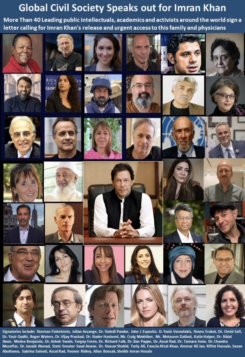 TurgayEvren1's tweet image. I'm honoured to be one of the 40+ leading global scholars, public intellectuals, and human rights advocates having issued an urgent international letter demanding immediate medical access for former Prime Minister Imran Khan and an end to his arbitrary detention.