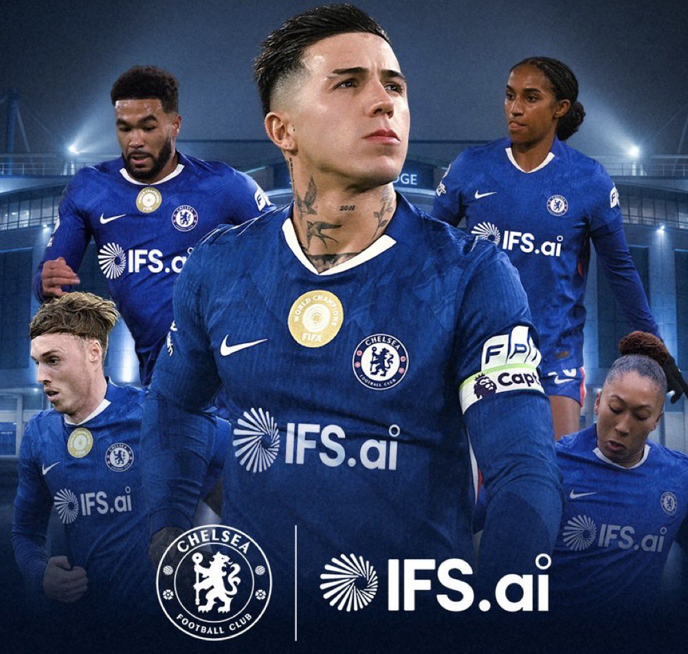⚠️🚨Finally 🎉🎉🔵
IFS joins Chelsea FC as our new Principal Partner, bringing Industrial AI technology to elevate every level of the Club. 📈 
#CFC  #CFCW 

Via <a href="/ChelseaFC/">Chelsea FC</a>