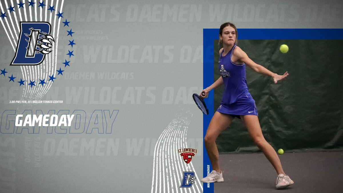 It's a beautiful day for some Saturday afternoon tennis! Our men and women are in action against St. Lawrence  at 1:30 at Miller Tennis Center