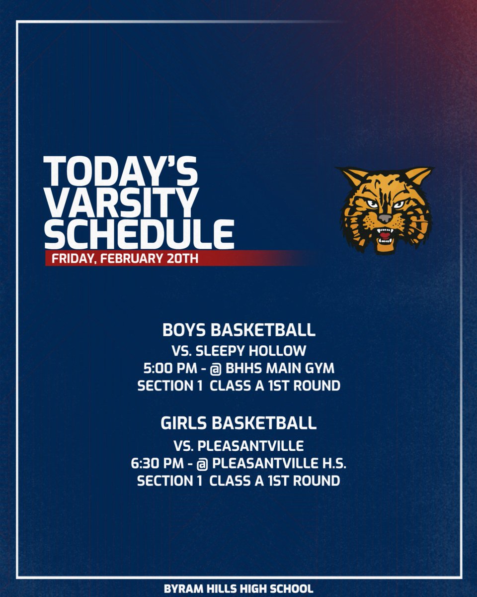 Byram Hills Athletics tweet media