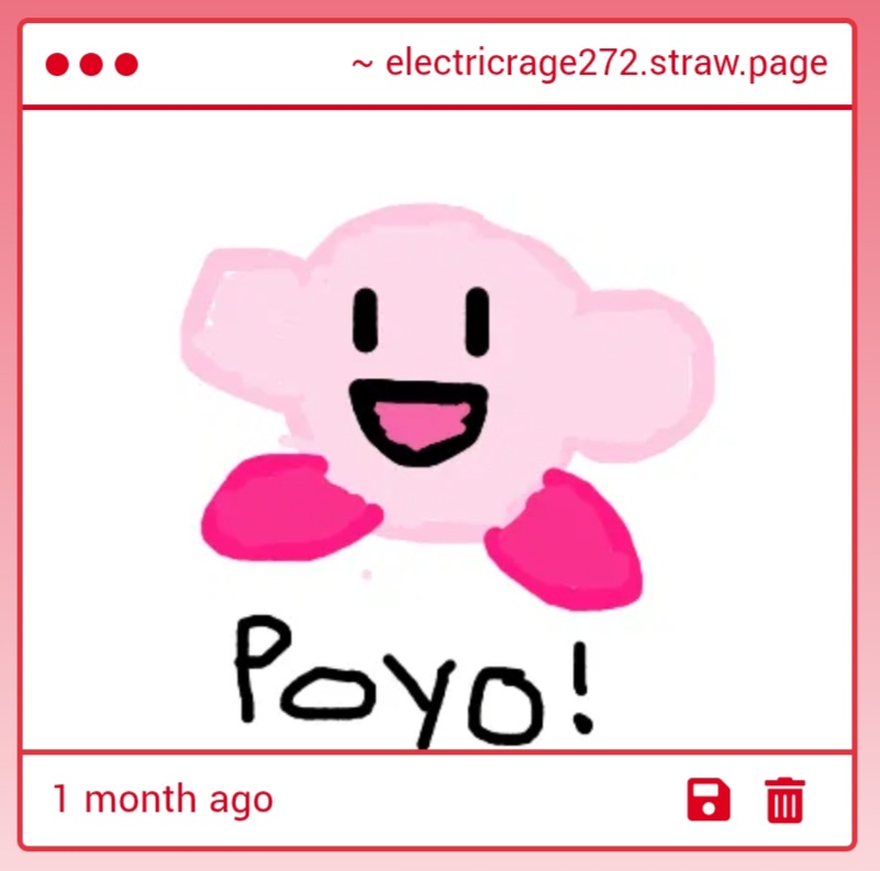 Cute!! I believe I know who sent me this :)

electricrage272.straw.page